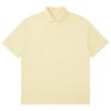 Ropa para Hombre Utr 275g Polo Paul de Peso Pesado para Hombre Verano Retro Americano Holgado Talla Grande Camiseta de Algodón Puro con Cuello