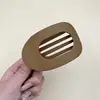 Novo Grampo de Cabelo Redondo Plano com Fixação Forte, Dentes Flexíveis e Design Curvo Confortável para Prender o Cabelo