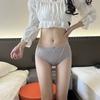 Emocionante ~ ropa interior sexy de encaje de cintura media para mujer encaje mecánico detallado con cordones transpirable cómoda bragas para mujer al por mayor