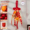 Pendente Nó de Fruta Vermelha do Ano do Cavalo 2026 Decoração Festiva de Maçaneta de Porta do Ano Novo Chinês Desenho Animado