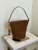 2026 Nuevo Bolso Cubo Color Macarrón para Mujer, Bolso de Hombro Simple y Versátil, Bolso Cruzado de Gama Alta, Bolso de Mano de Lujo Ligero