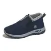 Zapatos de Algodón Cálidos Engrosados con Forro de Felpa para Mujer en Invierno, Antideslizantes, Impermeables, Resistentes al Aceite, Cómodos Zapatos de Mamá, Casual de Oficina, Exportación