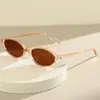 Novos Óculos de Sol Ovais com Armação Pequena Estilo Retrô, Ultraleves, Estilo Preguiçoso e Casual, Versáteis para Viagem e Férias