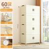 Armário de Armazenamento Dobrável Peça Única Atacado Armário de Armazenamento para Roupas Infantis Porta Dupla Armário de Armazenamento Doméstico Guarda-Roupa para Quarto
