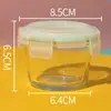 Herramienta Suplementaria para Comida de Bebé Bebé Niños Vidrio Cocinar Pastel Almacenamiento Set Congelar Conservar Fresco Comida Suplementaria Tazón Caja