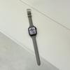 Adequado para Pulseira de Couro para Apple Watch Iwatch8 Se/4/7/8/9 Geração Pulseira S10/11, Design Fino e Simples