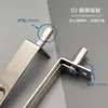 Pestillo Oculto de Acero Inoxidable, Pestillo de Resorte Grueso Sólido en Forma de L, Herrajes para Gabinetes, Cerrojo de Puerta, Candado Antirrobo de Acero Inoxidable
