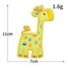 Bordado de Computador Girafa Elefante Desenho Animado Animal Bordado Adesivos de Tecido Adesivos para Roupas com Adesivo Termofusível Sem Costura Adesivos de Patch Atacado