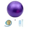 Venda Direta da Fábrica Bola de Yoga Lisa Espessa à Prova de Explosão PVC Yoga Exercício Bola de Equilíbrio Inflável Pilates Fitness