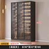 Gabinete de Zapatos de Lujo Ligero Transparente con Puerta de Vidrio al por Mayor para Hogar Interior Gran Capacidad Múltiples Niveles Puerta de Entrada Integrada en la Pared de Entrada