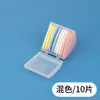 Caja de Plástico Polvo Marcador Triangular de Colores Punto Marcador para Ropa Sastre Tiza para Dibujar Costura Sastrería Marcador de Ropa