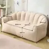 Sofá Perezoso para Espacios Pequeños, Puf Tatami, Estilo Ins de Moda, Adecuado para Apartamentos de Alquiler, Dormitorio Doble, Sofá de Piso para Balcón