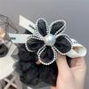 C065-1 candado exagerado Flor de Perla Anillo para el Cabello estilo Chanel malla lazo anillo de intestino grueso ins Accesorios para el Cabello estilo Coreano