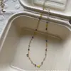 ¡Compartiendo el Ambiente de Primavera y Verano con un Collar Colorido! ¡En primavera y verano, deberías usar colores coloridos en tu cuerpo para tener buen humor!