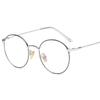 Armazón de Gafas con Protección contra Luz Azul, Sin Graduación, Alambre Dorado, Lente Plano, Gafas para Computadora, Retro 8708