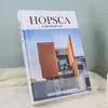 2023 modelo de ajuste macio sala modelo villa hotel sala modelo decoração casca dura capa dura cor adereços estante livro simulação