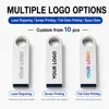 20 Años Fábrica Granel Logo Personalizado 64GB Metal Mini Unidad Flash USB