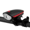Nova Luz de Buzina para Bicicleta 7588 Triciclo Carregável Campainha Super Alta Luz Dianteira Luz para Pedalar à Noite em Bicicleta de Montanha Ciclismo