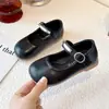 Zapatos para Niñas, Zapatos Pequeños de Cuero, Mocasines de Suela Blanda, Modelos Primavera y Otoño 2026, Zapatos para Niños, Zapatos Individuales de Boca Baja de Princesa para Bebés Niñas