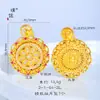 Puzuo Cor Forte Que Mantém Ouro Banhado DIY Acessórios Diamante Incrustado Ruyi Girassol Bússola Pingente Colar Novo Estilo Chinês Corrente de Suéter