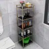 Estantería de Almacenamiento para Baño Jub de Pie para Esquina del Baño Estantería de Almacenamiento para Esquina del Inodoro del Hogar Cocina