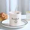 Taza Pequeña de PP Exquisita Personalizada Nicho Taza de Agua para Pareja Taza de Café para Oficina Exquisita Taza de Plástico con Logotipo
