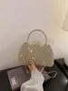 Bolso de Noche con Adorno de Pedrería de Lujo Ligero para Mujer 2026 Nuevo Bolso de Mano Plegado Transfronterizo Bolso de Diseño de Nicho de Gama Alta