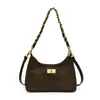 Bolso de hombro acolchado con cadena estilo Chanel para mujer, nuevo bolso cruzado de un solo hombro de moda 2025, bolso hobo versátil