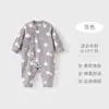 Mameluco de Algodón Puro de Manga Larga para Bebés Niños y Niñas, Ropa para Gatear al Aire Libre para Bebés, Ropa para Bebés para Primavera y Otoño