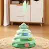 Brinquedo Giratório para Gato Bola Giratória Polvo Autoentretenimento Alívio do Tédio Vara Catnip para Gato Gadget de Provocação para Gato Bola de Pena para Gato Suprimentos para Pets