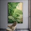 Arte Lineal Abstracto Moderno Flor Tridimensional Lujo Ligero Pintura Decorativa para Sala de Estar Hoja de Plátano Pintura Colgante Auspiciosa Venta al por Mayor