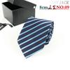 Corbata Formal de Negocios para Hombre Roja Boda Casual Rayas Ropa de Negocios Corbata 8cm Corbata Negra en Stock