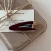 Pinza para el pelo de Oso Perlado Afelpado, Pinza para Bebé de Hilo de Colores, Linda Pinza para Flequillo Lateral de Otoño e Invierno, Accesorio para el Cabello