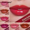 KRISTENLEANNE cross-border hot tecnologia preta retenção de cor brilho espelhado labial glaze labial cor sólida hidratante batom de longa duração