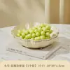Plato de frutas estilo crema sala de estar plato de frutas para el hogar mesa de centro plato de frutas secas de alta gama plato de dulces de lujo ligero frutero para exhibir bocadillos
