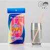 Explotaciones transfronterizas una generación de tubo de cuchara para el pelo arte pajilla desechable con cuchara pajilla para arena y hielo pajilla con forma de cuchara