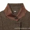 Comercio Exterior Transfronterizo Ropa de Mujer 2026 Nuevos Productos Estilo Europeo y Americano Moderno Ajustado Blazer de Mezcla de Lana 2080959