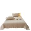 Funda de Cama Acolchada Densa Estilo Coreano Lavada con Enzimas y Arena Juego de Tres Piezas Algodón de 60 Hilos Doble Cara Cubierta de Tatami Kang