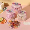 Gomas Elásticas Pequeñas de Colores para Niños, Gomas Elásticas Pequeñas Desechables en Lata, Tira Fuerte Simple, Gomas Continuas para el Cabello, Sin Daño a las Gomas del Cabello