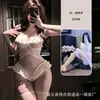 Lencería sexy, body coqueto de entrepierna abierta, uniforme de tentación sexy y ardiente, pijama audaz y coqueto
