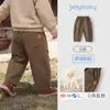 Pantalones para Niños Jellybaby Estilo Francés Pantalones Casuales para Niños Otoño 2026 Nuevo Estilo Niño de 5 Años Ropa de Otoño para Bebés