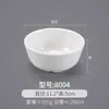 Tazones Pequeños de Melamina, Paquete de 10, Tazones de Arroz para Comida Rápida Imitación Porcelana, Tazones Blancos de Plástico para Sopa Comerciales, Tazones para Gachas, Tazones para Salsas de Restaurante Hot Pot
