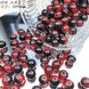 [Serie de hielo transparente] vaso de hielo agrietado para palomitas de maíz vidrio cuentas sueltas cuentas redondas material para collar pulsera hecha a mano con cuentas diy