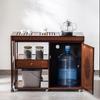 Nueva Mesa de Té China Pequeña para Apartamento Hogar Móvil Giratoria Telescópica Mesa de Té Pequeña Mesa de Té Integrada para Hervir Agua y Preparar Té Gabinete de Té