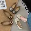 Sapatos femininos plus size tamanho 41 a 43, fazem os pés parecerem menores, mocassins de moda estilo francês com sola plana, sapatos de calçar sem cadarço, com sola macia e de perfil baixo, estampa de leopardo