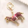 Llavero Creativo Transfronterizo de Diamantes de Pony Zodiacal Colgante de Bolsas de Animales Pequeños Accesorios para Coche Regalo Regalo de Cumpleaños