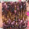 Suministro directo de fábrica cuentas pequeñas de corte cristalino degradado accesorios para joyería DIY cuentas redondas facetadas productos semiacabados venta al por mayor