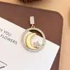 Colgante Transfronterizo Más Vendido Colgante de Girasol para Mujer Estilo Corte Francés Moda Nicho Accesorios de Joyería DIY para Mujeres