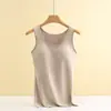 Chaleco Caliente de Felpa Transfronterizo Ropa Interior para Mujer Otoño Invierno con Almohadillas en el Pecho Terciopelo Grueso Capa Interior Capa Base Top Adelgazante
