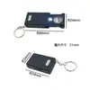 Luz LED extraíble de 30-60X Fuente de Luz Porcelana Jade Joyería Portátil Identificación Lupa Llavero de Metal Modelo